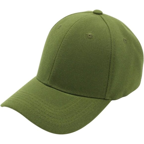Baseball Cap Olive Men Women Hat